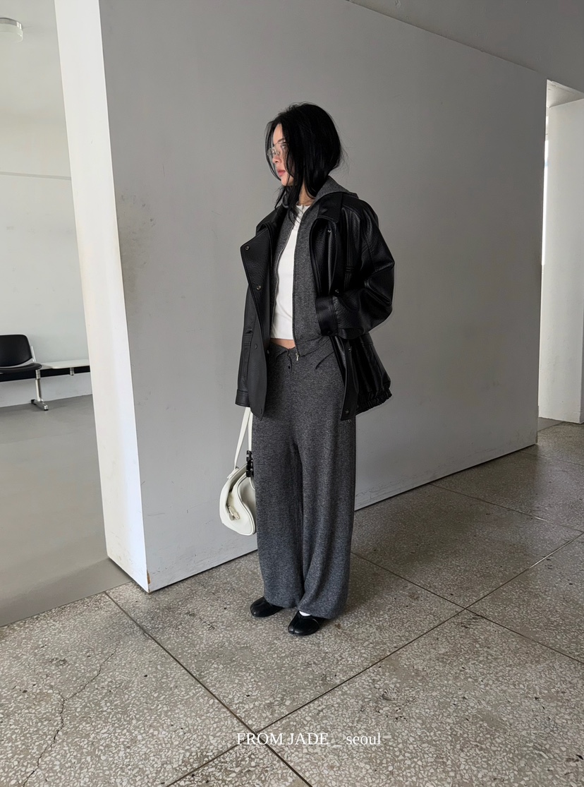 JADEMARKET東大門實拍女士新款熱賣休閑時尚真品人氣皮衣JADE MARKET/JADE SEOUL皮衣