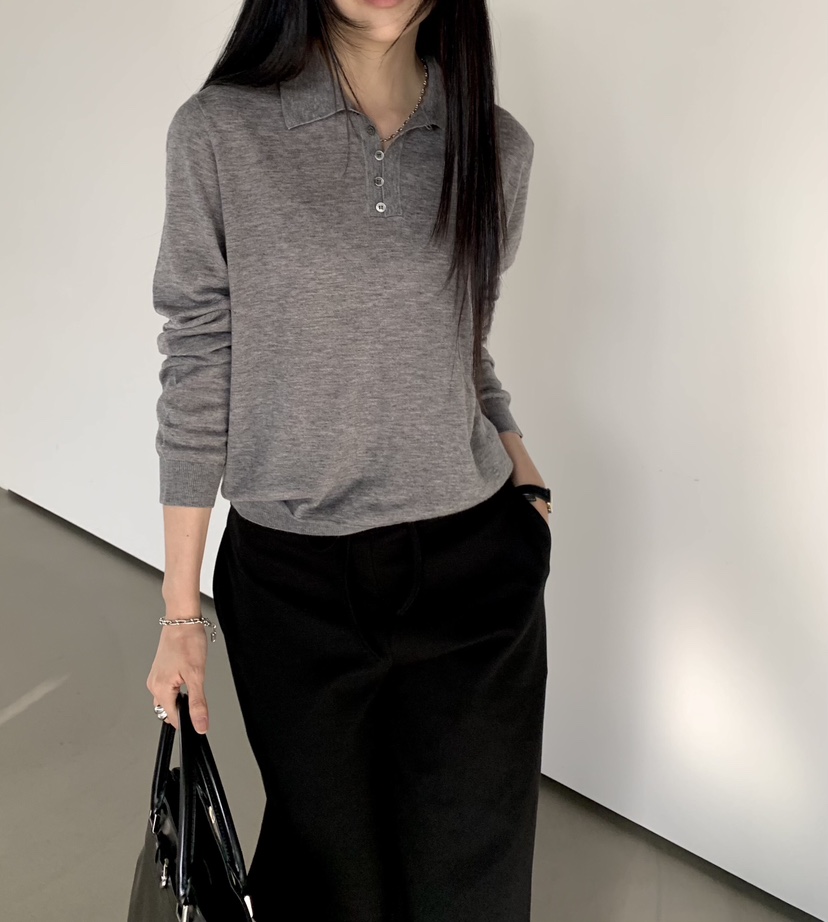 MUYBIEN韓國直郵女士新品推薦熱賣時尚真品人氣休閑針織衫MUYBIEN針織衫