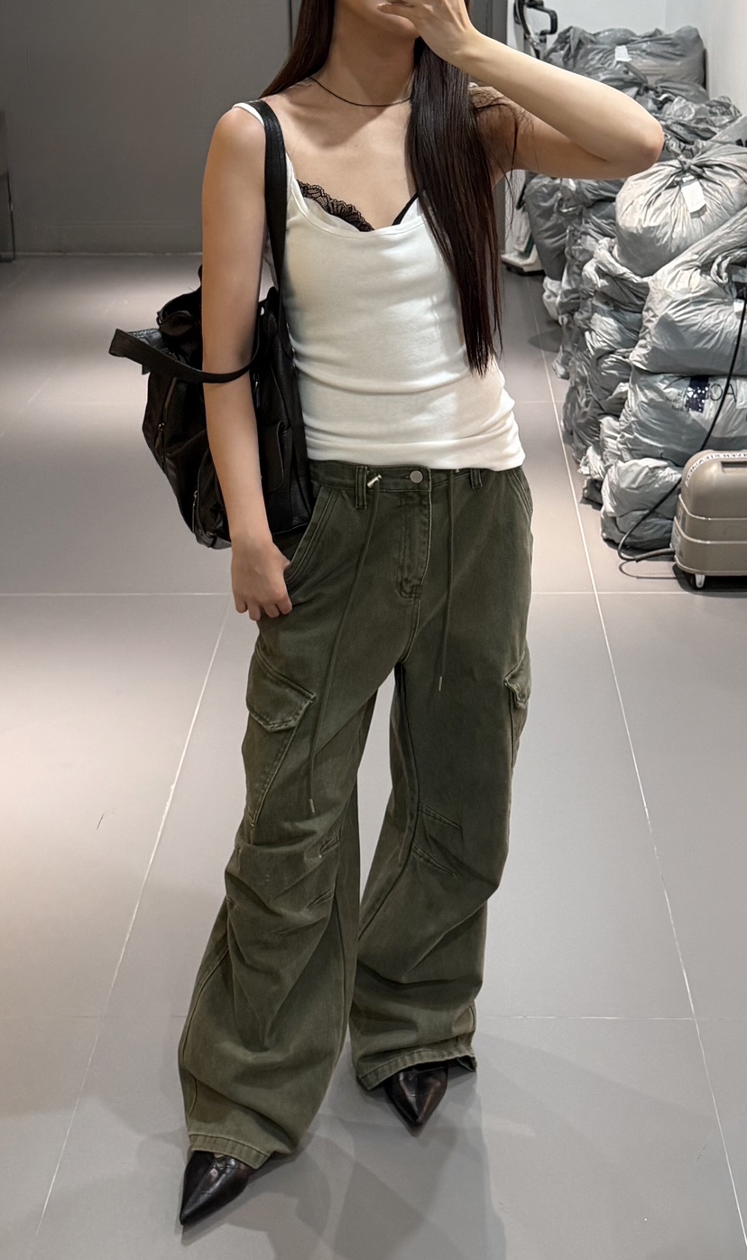 MUYBIEN韓國直郵女裝新款休閑熱賣時尚推薦吊帶背心蕾絲無袖MUYBIEN吊帶/背心