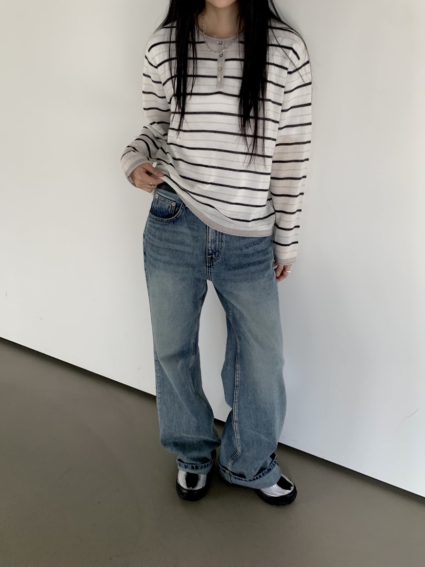 MUYBIEN東大門直郵女裝新款時尚熱賣真品人氣推薦休閑針織衫MUYBIEN針織衫