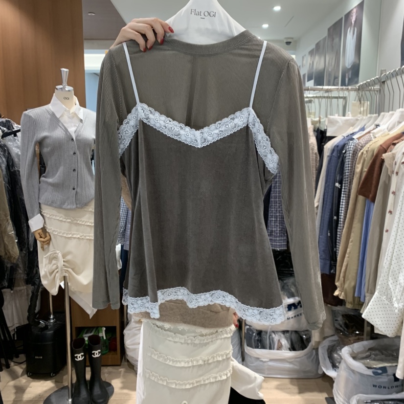 FLAT OGI東大門實拍女裝新品人氣時尚真品休閑推薦熱賣套裝FLat OGI套裝圖色2