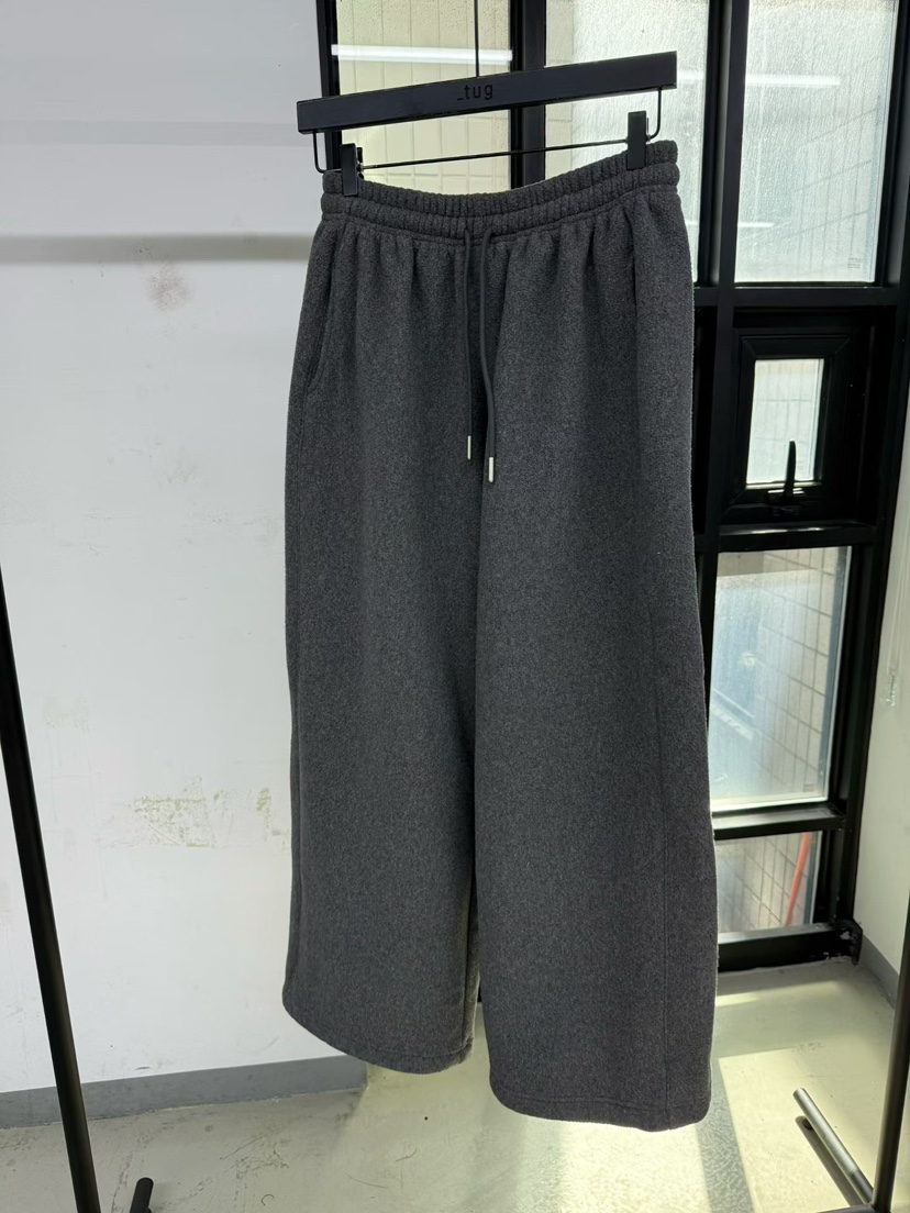 TUG東大門實拍女裝新品真品休閑推薦熱賣時尚休閑褲抓絨修身TUG休閑褲圖色1灰