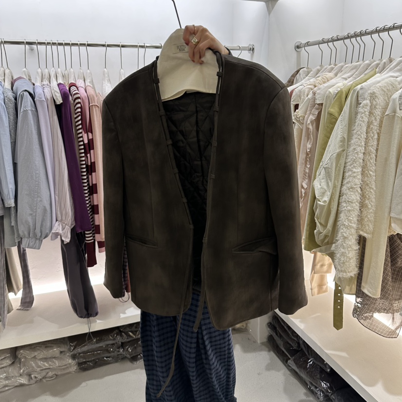 BERTHA東大門直郵女裝新品人氣熱賣休閑真品推薦時尚夾克BERTHA夾克圖色2棕色