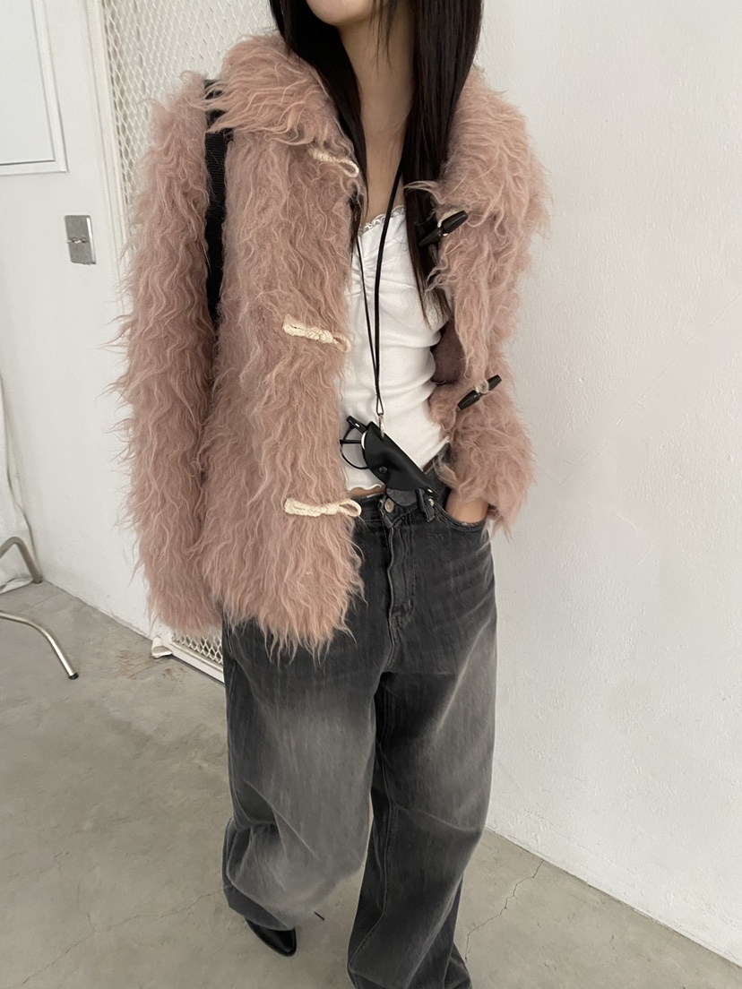 Verbena東大門實拍女裝新款人氣推薦休閑熱賣時尚短款大衣Verbena短款大衣