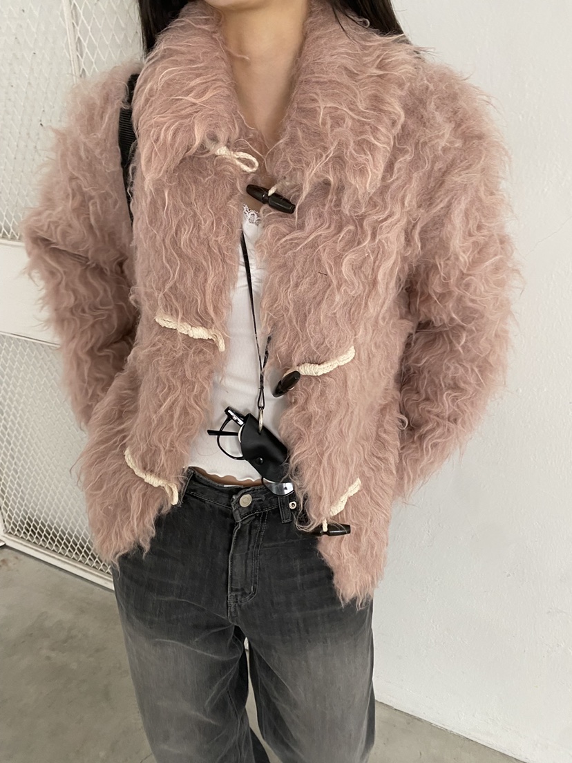 Verbena東大門實拍女裝新款人氣推薦休閑熱賣時尚短款大衣Verbena短款大衣圖色2