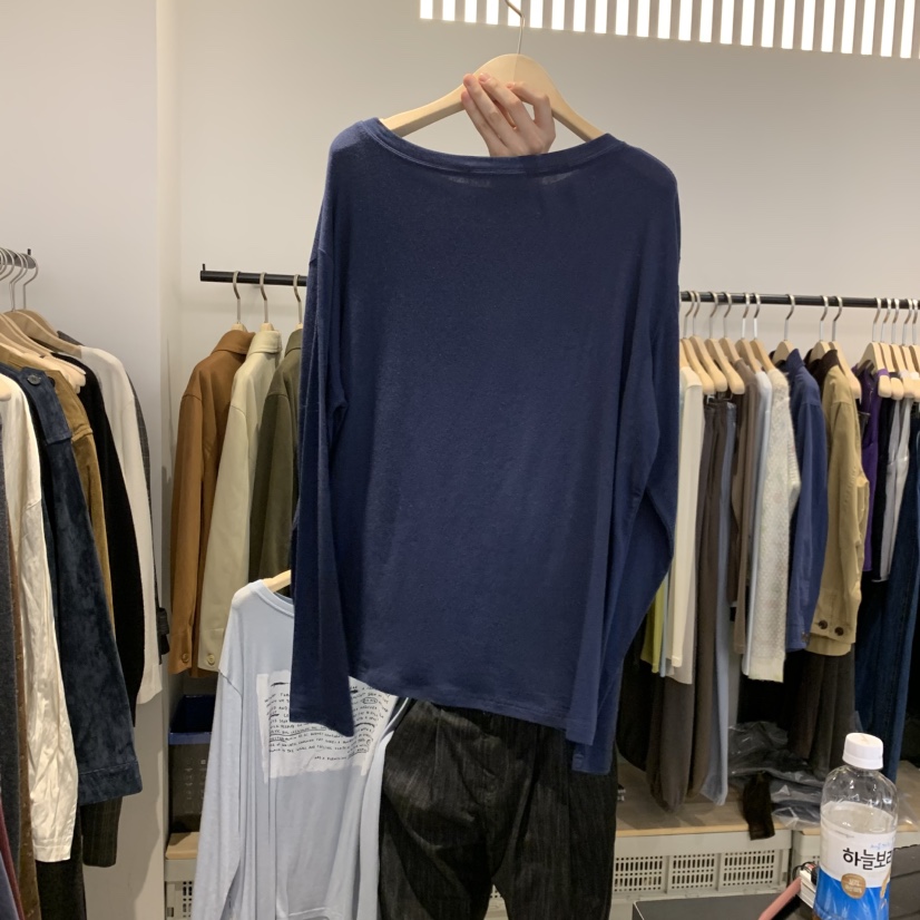 PLATE韓國代購女裝新品真品人氣熱賣休閑時尚推薦長袖T恤ANOTHER PLATE MOOD WEAR長袖T恤