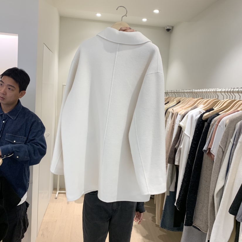 LIFFEY韓國直郵女裝新品人氣時尚真品熱賣短款大衣手工制作LIFFEY短款大衣