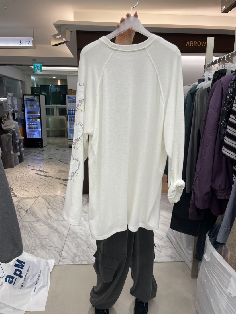 SOLD OUT韓國直郵女裝新品真品熱賣休閑時尚推薦長袖T恤SOLD OUT長袖T恤