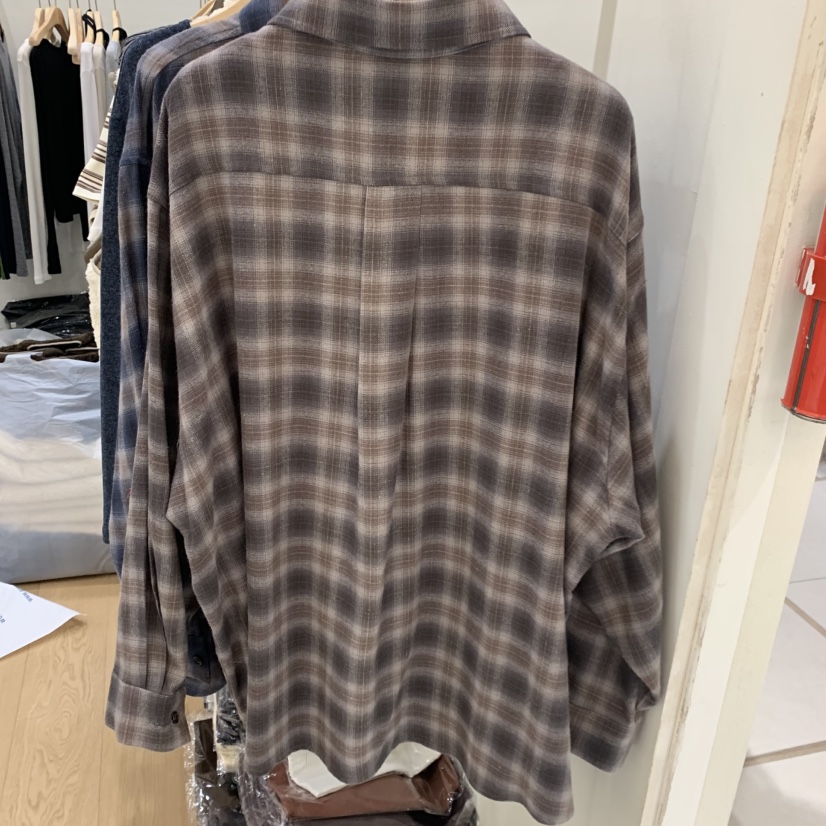 HOUSE OF/DE MERRY韓國直郵女士新品熱賣襯衫蕾絲衫格子HOUSE OF/DE MERRY襯衫/蕾絲衫