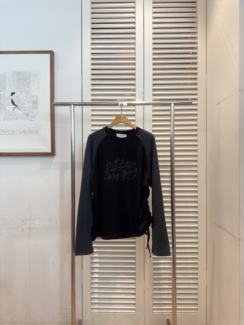 FAVE-L韓國直郵女裝新品推薦休閑熱賣時尚人氣長袖T恤扭曲FAVE-L長袖T恤圖色3