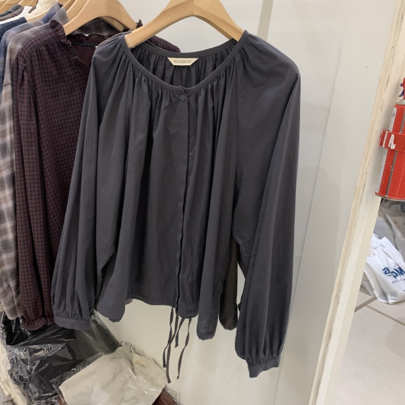 HOUSE OF/DE MERRY東大門直郵女裝新品推薦襯衫蕾絲衫HOUSE OF/DE MERRY襯衫/蕾絲衫圖色2墨