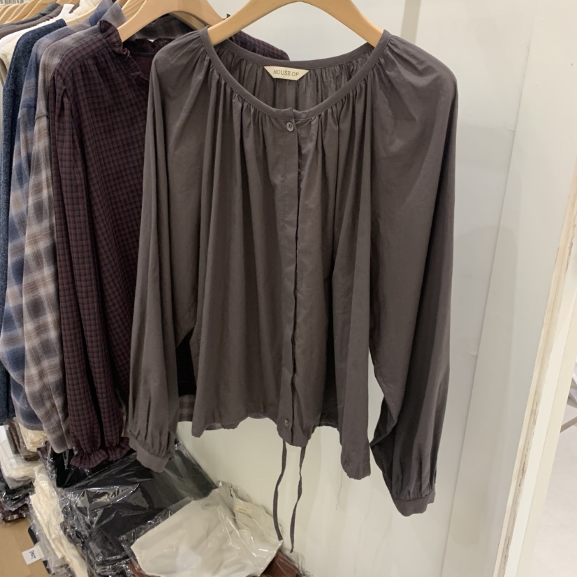 HOUSE OF/DE MERRY東大門直郵女裝新品推薦襯衫蕾絲衫HOUSE OF/DE MERRY襯衫/蕾絲衫圖色3棕色