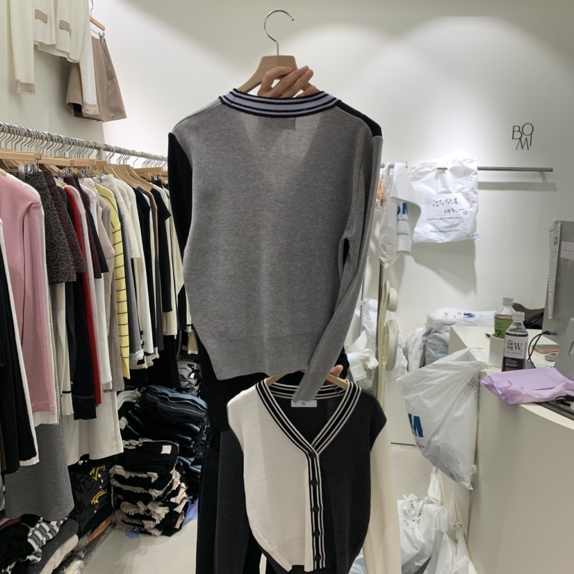 BY BOMI韓國直郵女士新品人氣時尚熱賣真品休閑開衫開衫BY BOMI開衫