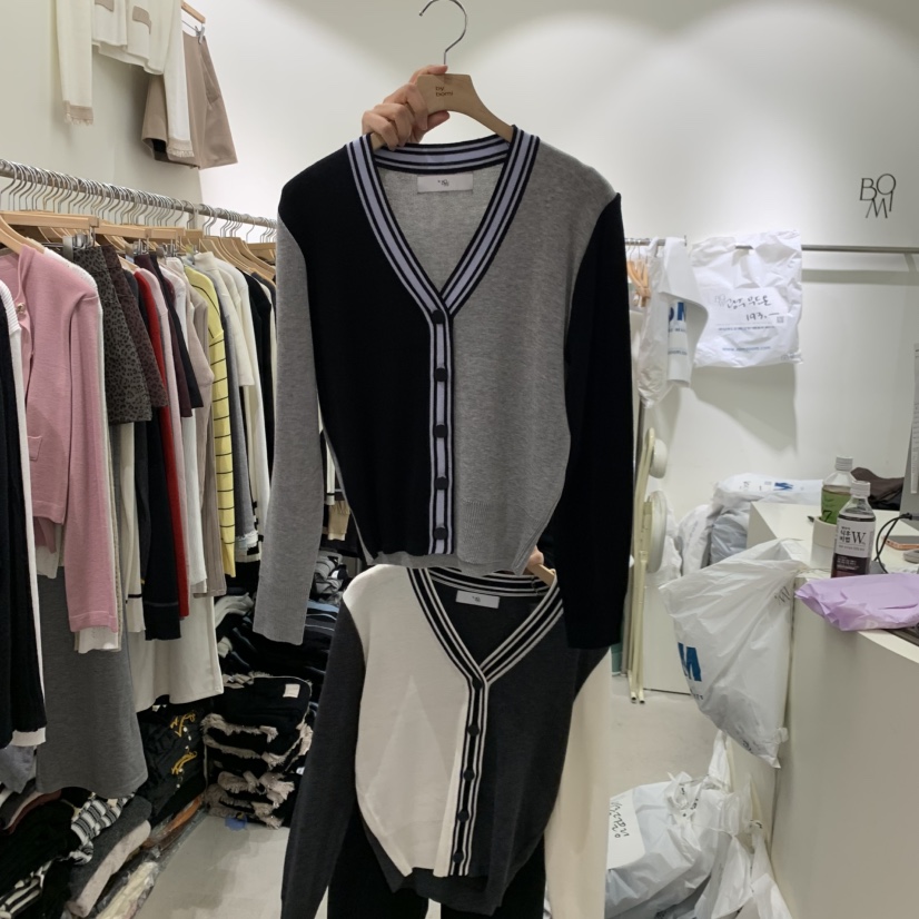 BY BOMI韓國直郵女士新品人氣時尚熱賣真品休閑開衫開衫BY BOMI開衫圖色1