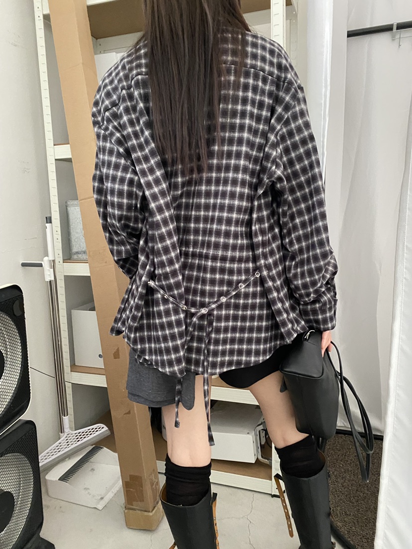 Verbena東大門實拍女裝新款時尚休閑熱賣推薦人氣襯衫蕾絲衫Verbena襯衫/蕾絲衫
