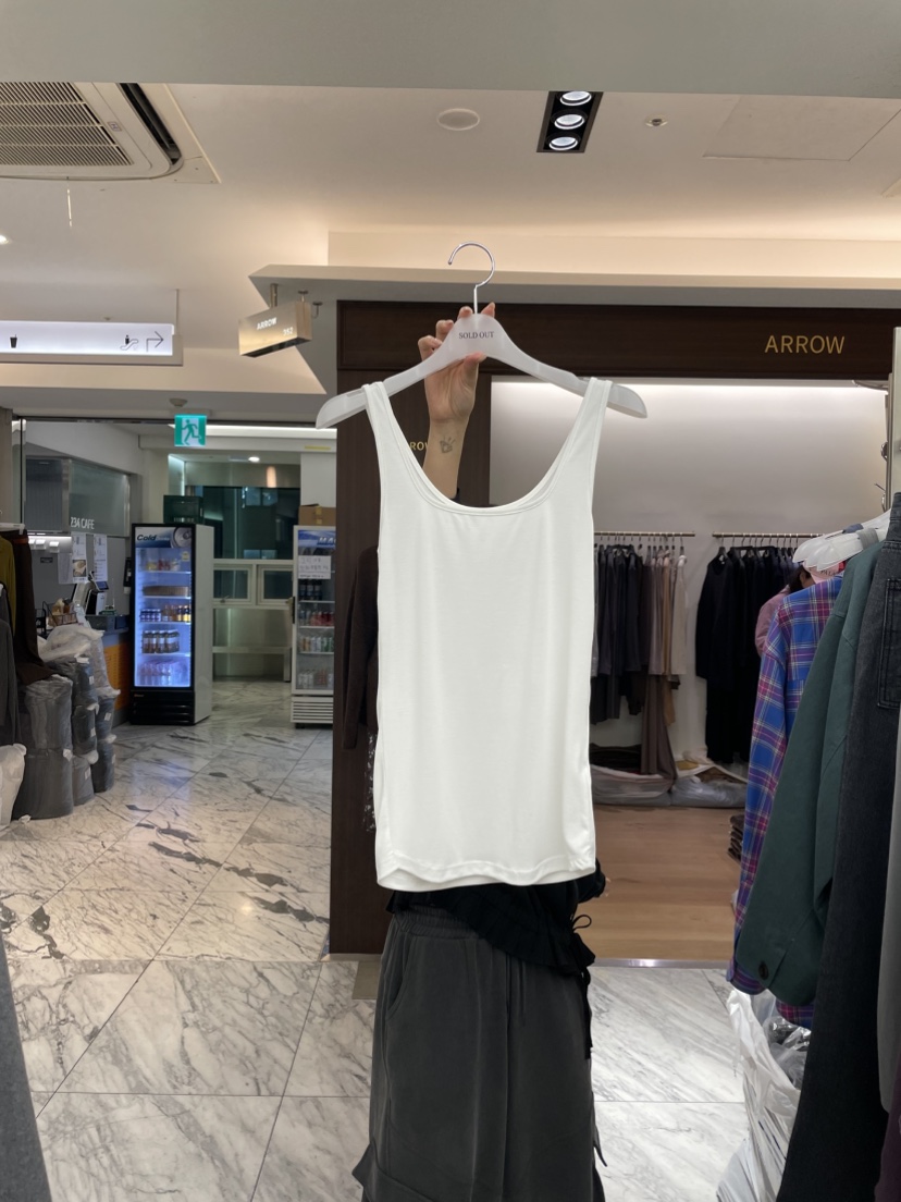 SOLD OUT東大門代購女士新款休閑推薦吊帶背心海軍雙面無袖SOLD OUT吊帶/背心圖色1