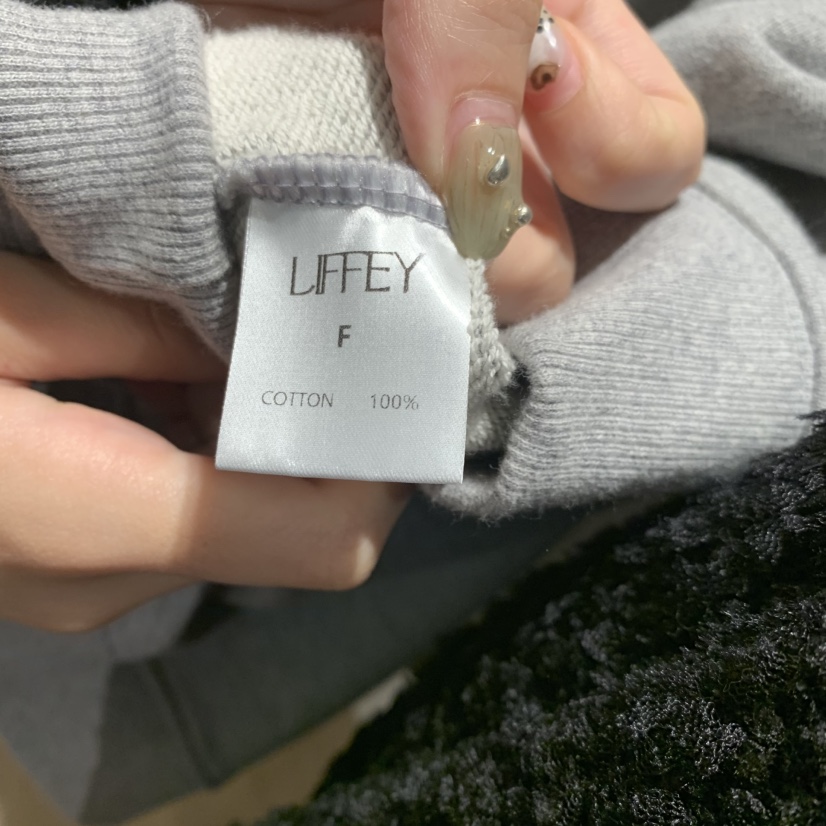 LIFFEY韓國直郵女士新品熱賣真品推薦休閑人氣時尚衛衣LIFFEY衛衣