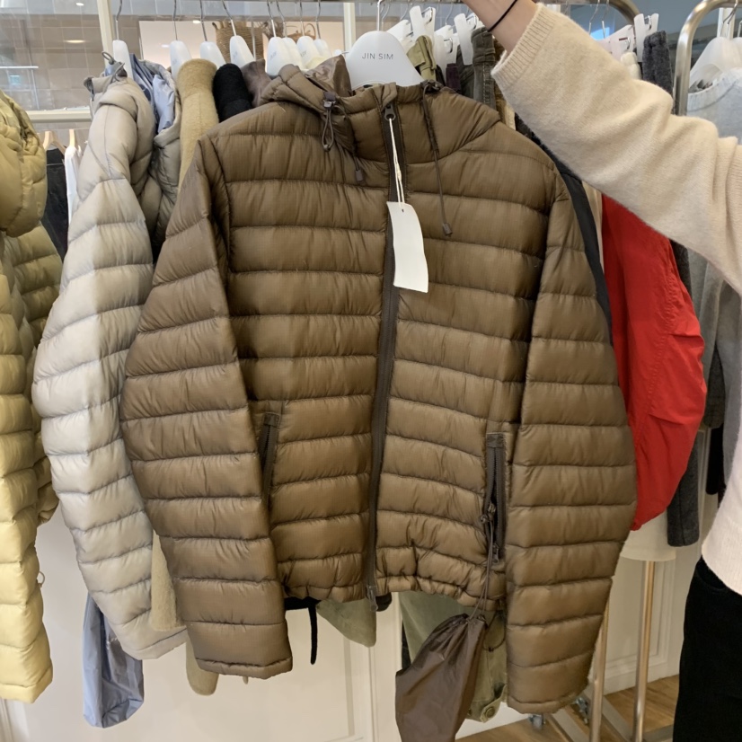 JINSIM東大門直郵女士新品真品時尚人氣熱賣短款羽絨服鴨絨JINSIM短款羽絨服圖色2棕色