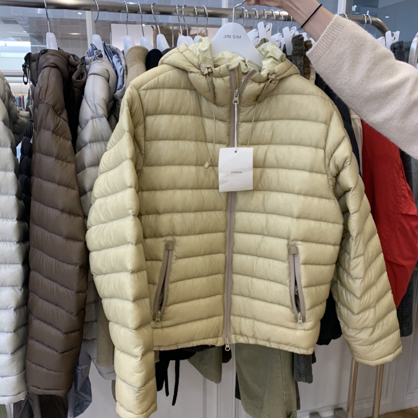 JINSIM東大門直郵女士新品真品時尚人氣熱賣短款羽絨服鴨絨JINSIM短款羽絨服圖色3黃