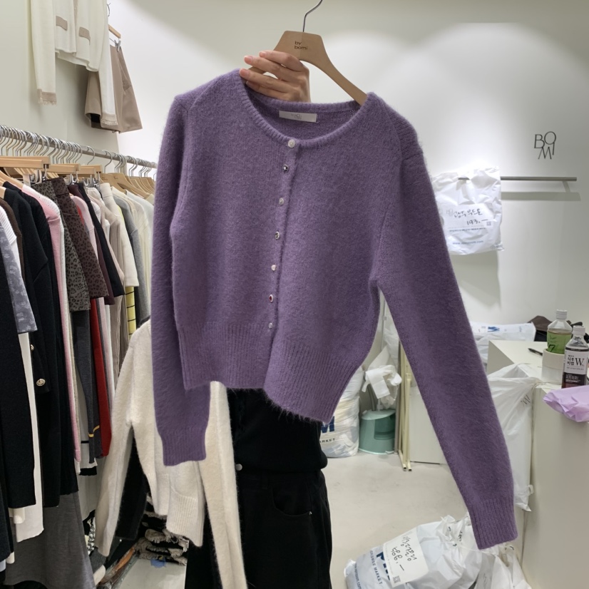 BY BOMI東大門直郵女裝新款真品熱賣休閑時尚開衫開衫紐扣BY BOMI開衫圖色4