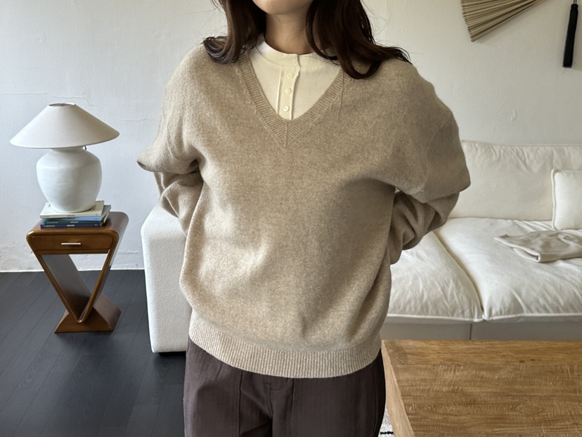 NDE東大門直郵女裝新品人氣推薦時尚真品熱賣休閑針織衫BOHEME_NDE針織衫圖色1
