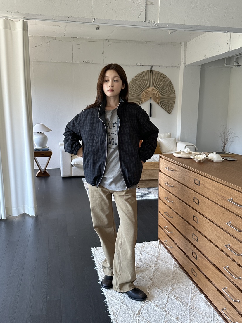 NDE東大門代購女士新款時尚真品熱賣推薦休閑夾克兩面穿雙面BOHEME_NDE夾克