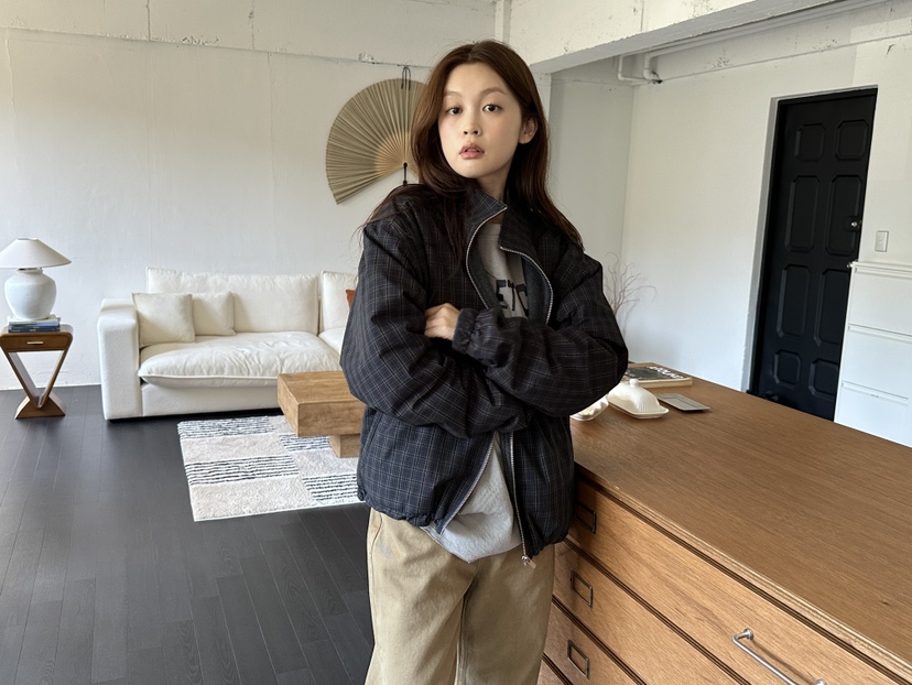 NDE東大門代購女士新款時尚真品熱賣推薦休閑夾克兩面穿雙面BOHEME_NDE夾克