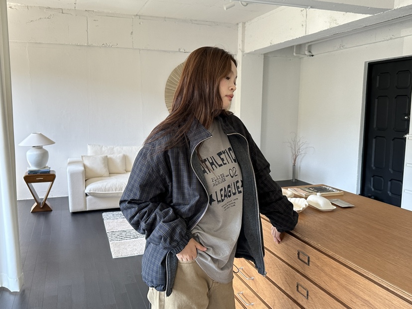 NDE東大門代購女士新款時尚真品熱賣推薦休閑夾克兩面穿雙面BOHEME_NDE夾克
