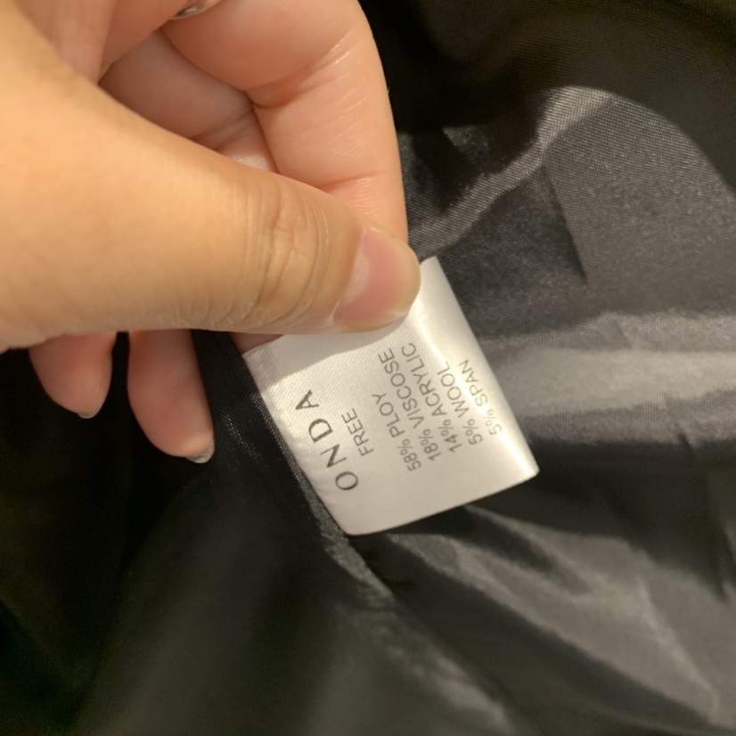 ONDA東大門直郵女裝新品熱賣人氣推薦時尚短款大衣含圍巾ONDA短款大衣