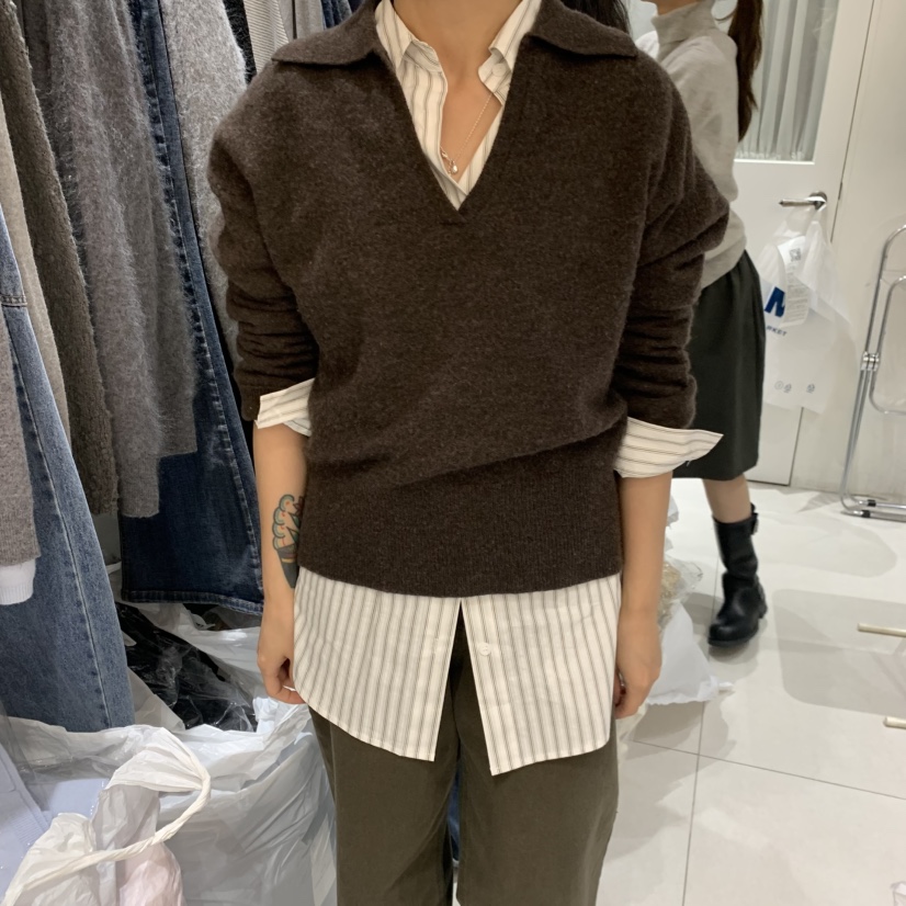 MONDAY TO SUNDAY東大門代購女裝新品熱賣時尚推薦針織衫MONDAY TO SUNDAY針織衫圖色1