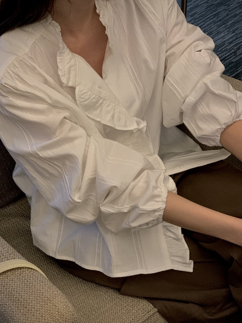 DEUO東大門實拍女士新款休閑時尚熱賣真品人氣襯衫蕾絲衫DEUO襯衫/蕾絲衫
