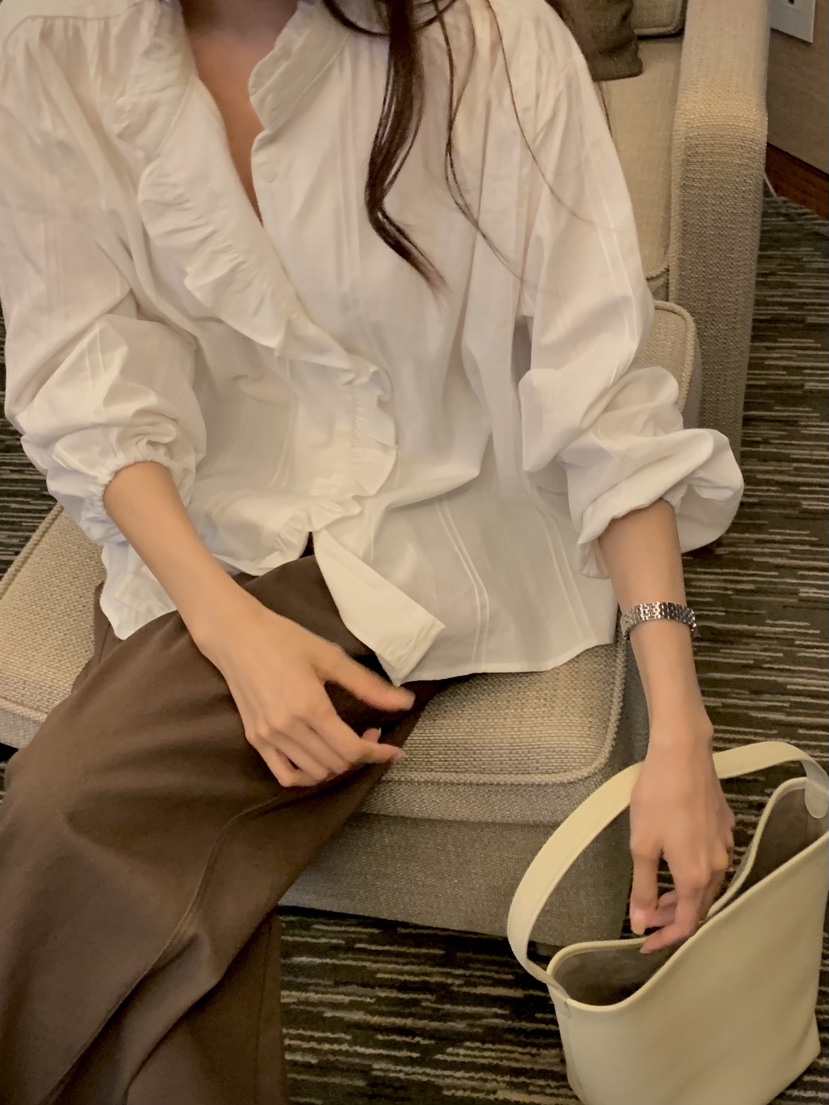 DEUO東大門實拍女士新款休閑時尚熱賣真品人氣襯衫蕾絲衫DEUO襯衫/蕾絲衫