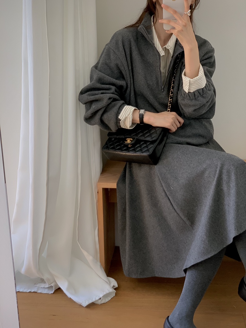 DEUO東大門直郵女裝新品推薦熱賣人氣休閑時尚衛衣半拉鏈DEUO衛衣