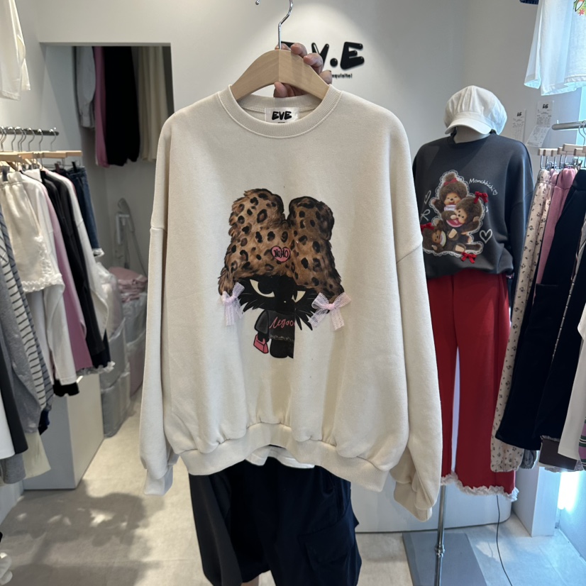 EVE東大門實拍女裝新品熱賣人氣時尚真品休閑推薦衛衣EVE衛衣圖色1