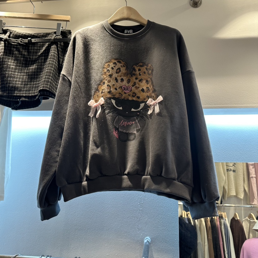 EVE東大門實拍女裝新品熱賣人氣時尚真品休閑推薦衛衣EVE衛衣圖色3
