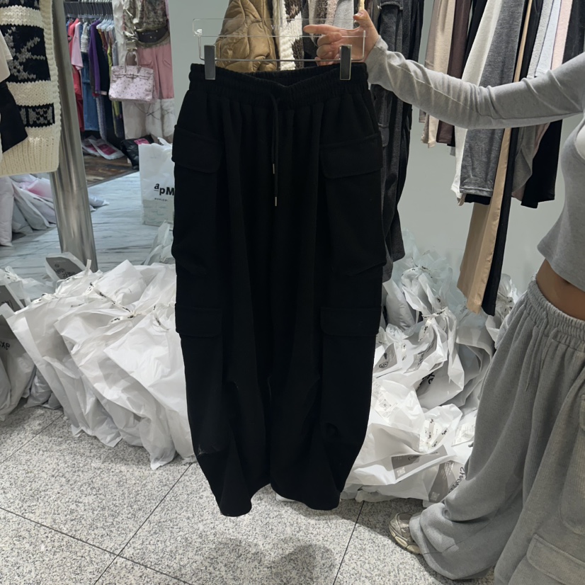 VIRKIN東大門代購女裝新品熱賣真品推薦時尚人氣休閑休閑褲VIRKIN休閑褲圖色4黑色