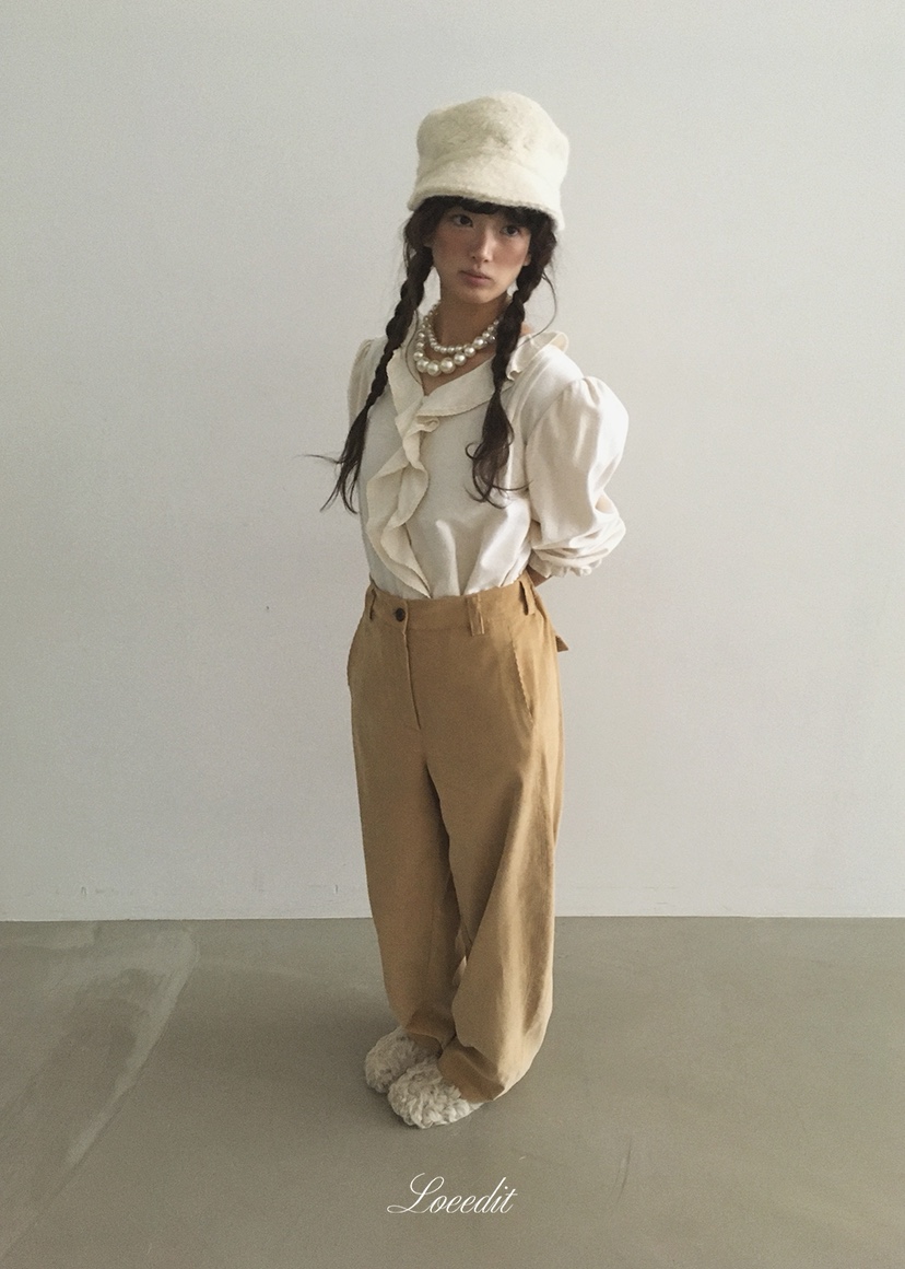 LOEEDIT韓國直郵女士新款推薦人氣時尚休閑熱賣真品休閑褲LOEEDIT休閑褲