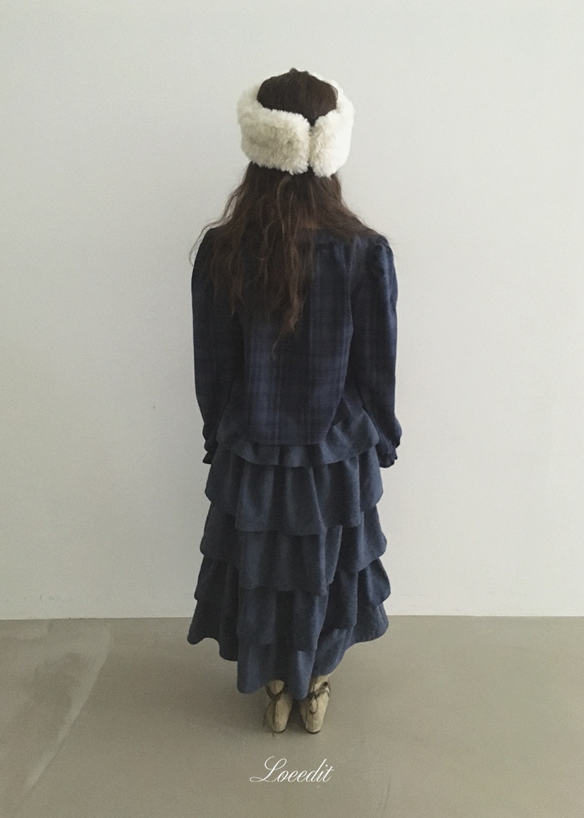 LOEEDIT東大門實拍女裝新品推薦休閑人氣真品長裙多層保暖LOEEDIT長裙