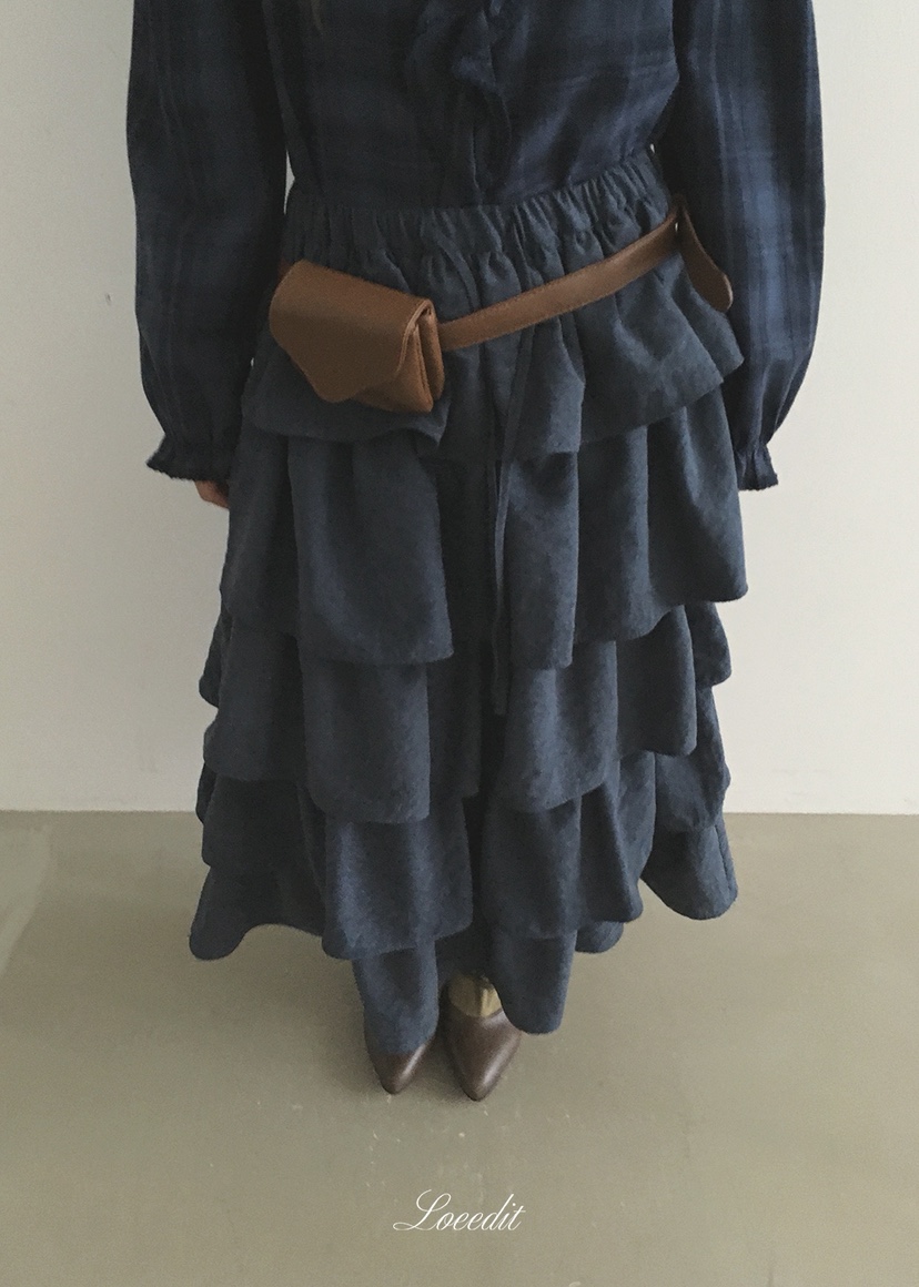 LOEEDIT東大門實拍女裝新品推薦休閑人氣真品長裙多層保暖LOEEDIT長裙