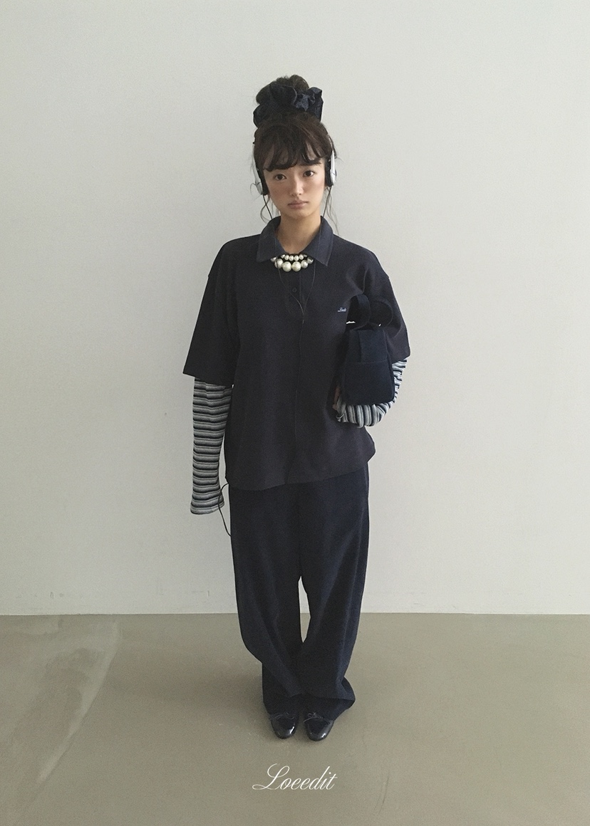 LOEEDIT韓國直郵女士新品時尚推薦休閑熱賣真品人氣長袖T恤LOEEDIT長袖T恤