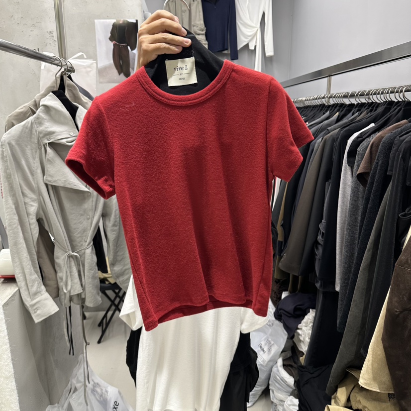 VIVEL東大門實拍女士新品熱賣時尚真品推薦休閑人氣T恤VIVELT恤圖色2