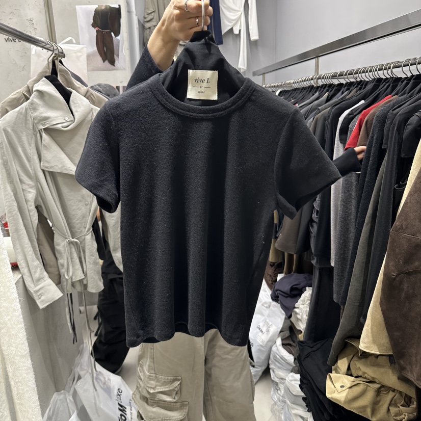 VIVEL東大門實拍女士新品熱賣時尚真品推薦休閑人氣T恤VIVELT恤圖色4