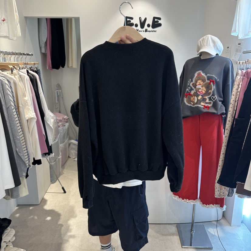 EVE東大門代購女士新款熱賣真品人氣時尚推薦休閑衛衣EVE衛衣
