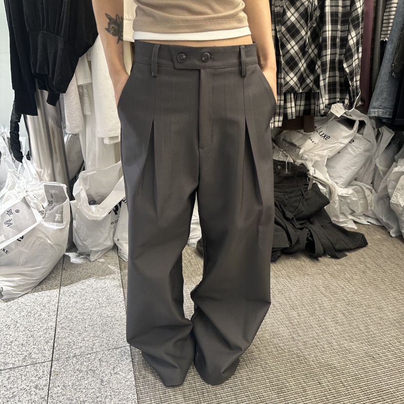 VIRKIN韓國直郵女裝新品真品熱賣推薦人氣時尚休閑休閑褲VIRKIN休閑褲圖色2