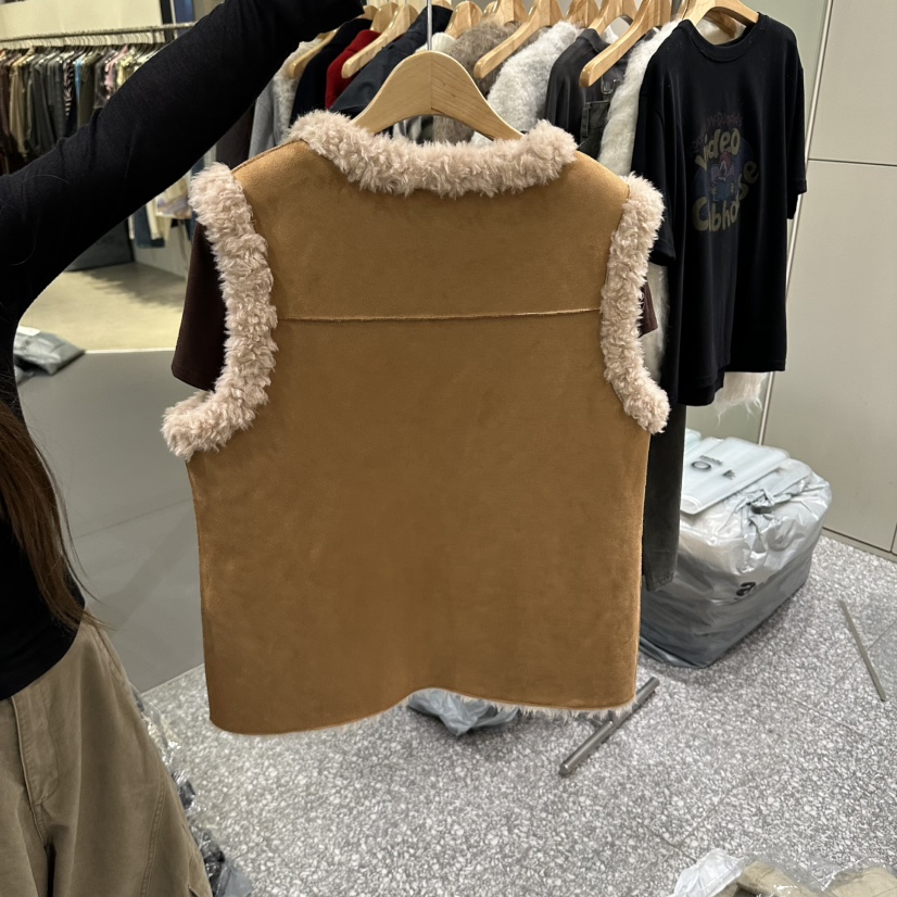 SOF韓國代購女裝新款熱賣真品人氣推薦休閑馬甲不含內搭柔軟SOF馬甲