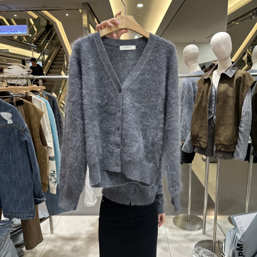 XPARTY東大門代購女裝新品休閑時尚真品熱賣推薦開衫開襟XPARTY開衫圖色3