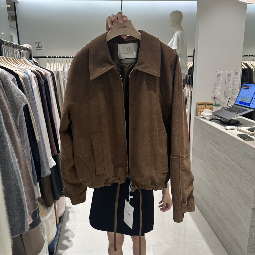 2ND GATE東大門實拍女裝新款休閑推薦時尚熱賣真品人氣夾克2ND GATE夾克圖色1