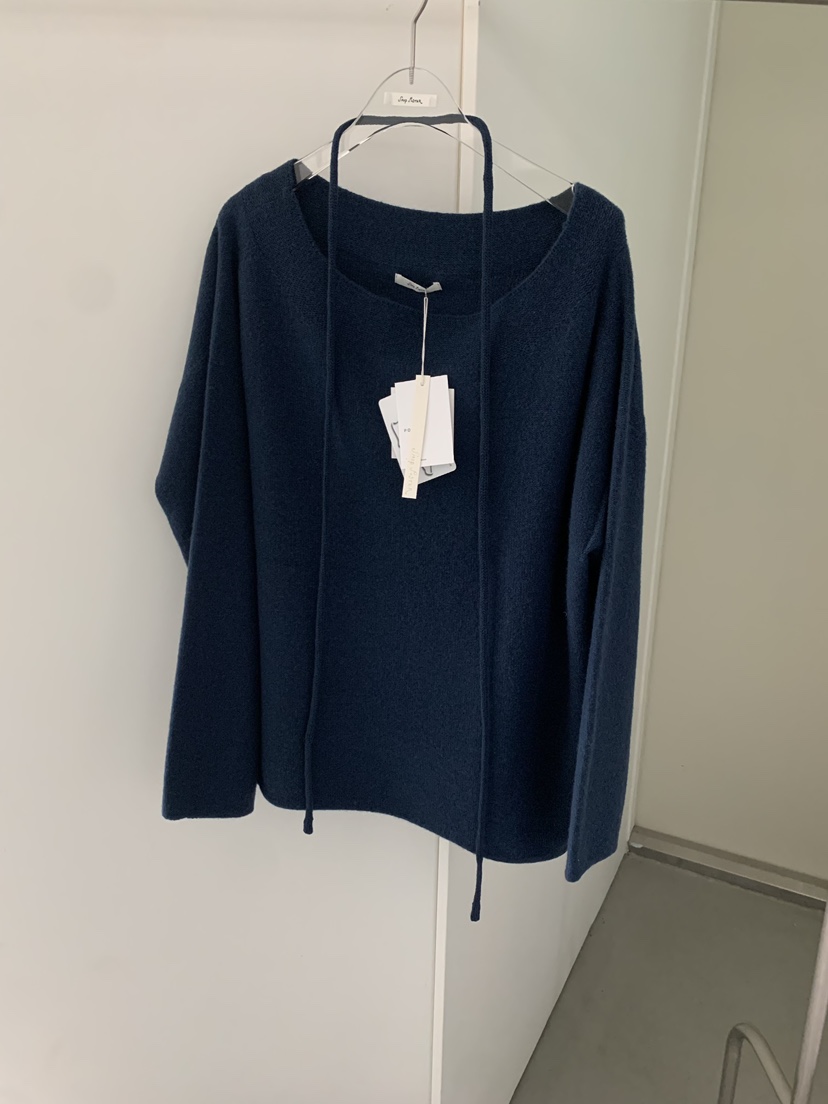 SHOP POSTER韓國代購女裝新品熱賣推薦時尚針織衫含脖帶SHOP POSTER針織衫圖色2