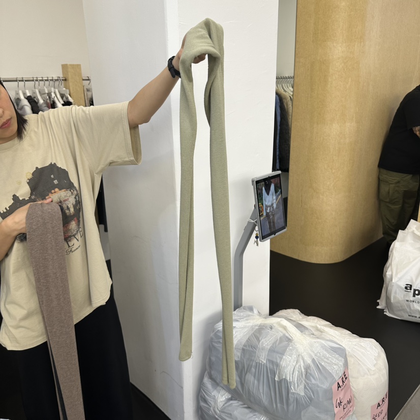 ARE東大門代購女裝新款熱賣時尚推薦人氣圍巾披肩羊絨圍巾棉ARE圍巾/披肩圖色1
