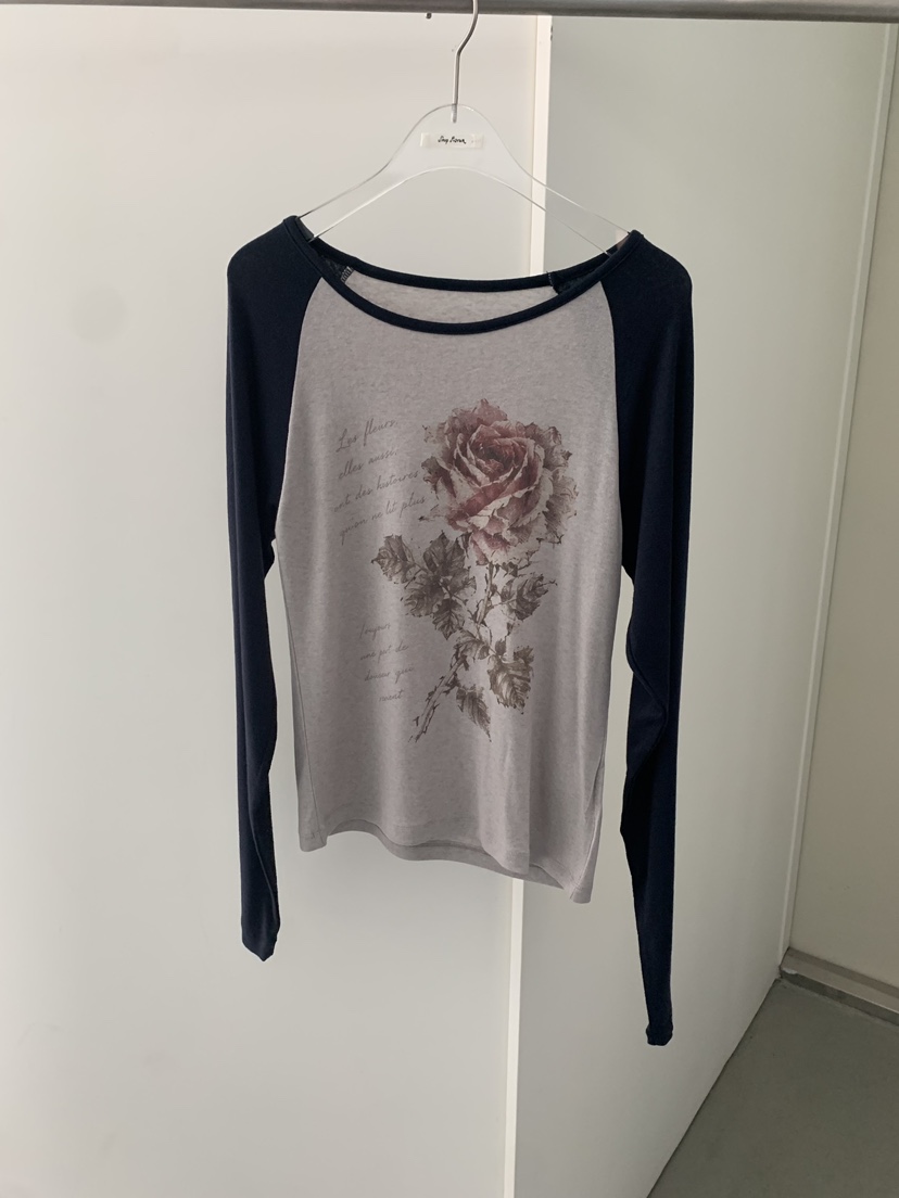 SHOP POSTER韓國代購女士新款真品人氣推薦時尚熱賣長袖T恤SHOP POSTER長袖T恤圖色3